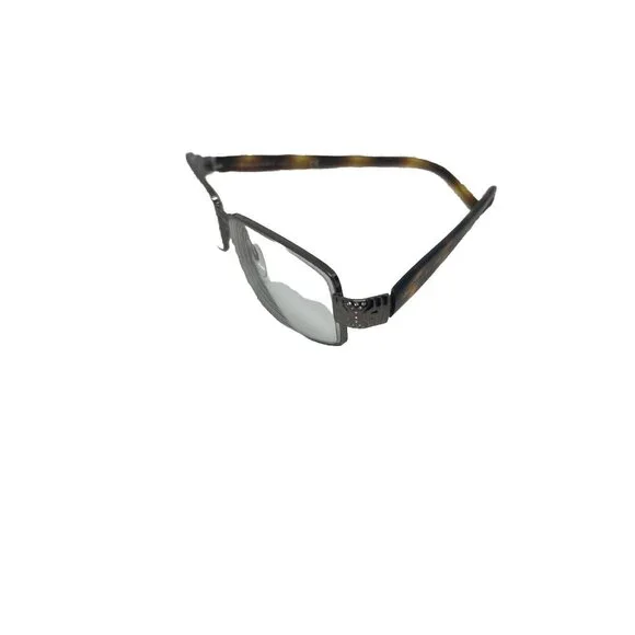 Bvlgari Eyeglasses Brown Silver Color 278-B 53-16 For Unisex USED Made In Italy - Picture 2 of 7